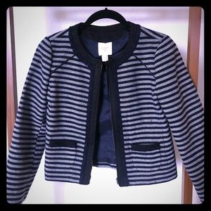Jcrew Striped Tweed Blazer Size 0